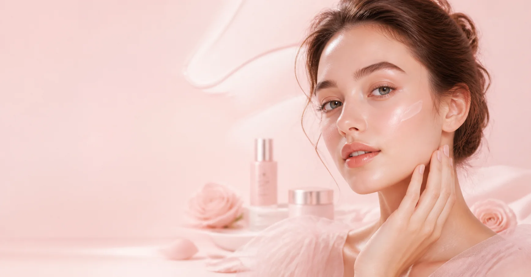 Soft skin care product visual